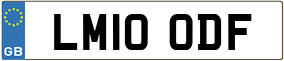 Truck License Plate